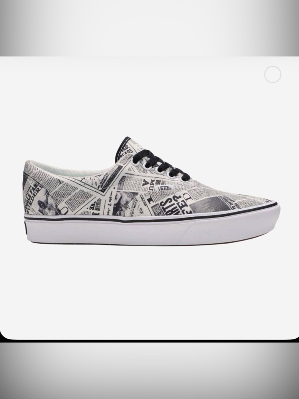 Vans x Harry Potter Daily Prophet Newspaper Era Sneakers Black White Men/Women